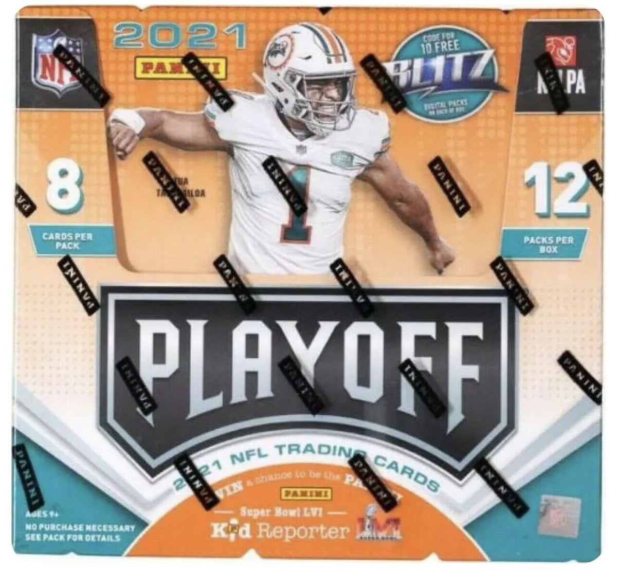 21 Panini Playoff Football Mega Box 