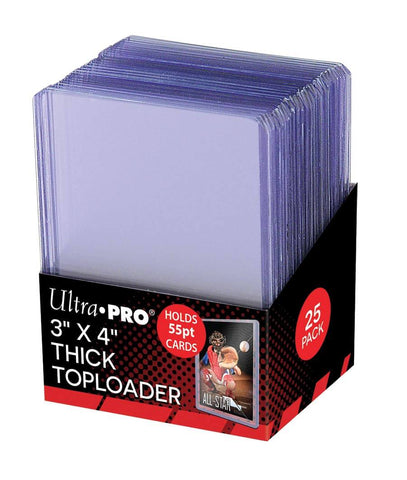 Ultra Pro Toploaders 3″X 4″ 55pt 25ct