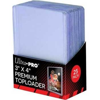 Ultra Pro Regular 3" X 4" Thick 35pt Toploader 25ct