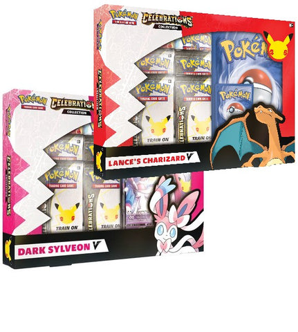Pokémon - 25th Anniversary Charizard Sylveon V Collection