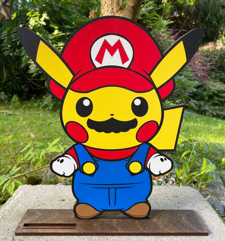 Pokémon - Mario Pikachu Card Display