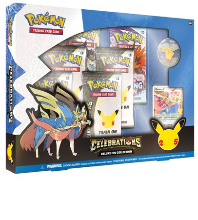 Pokémon - 25th Anniversary Celebrations Zacian Deluxe Pin Collection